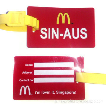 Custom-made Luggage Tags, Made of PVC